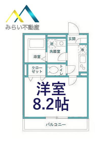 フォレストメゾン子安A棟(1K/3階)の間取り写真