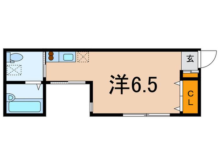 SOLID溝の口(ワンルーム/1階)の間取り写真