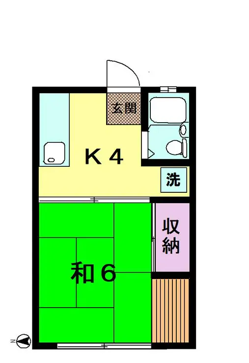 キリンハイツ 2階階 間取り