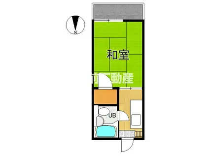 コーポ近藤(1K/2階)の間取り写真