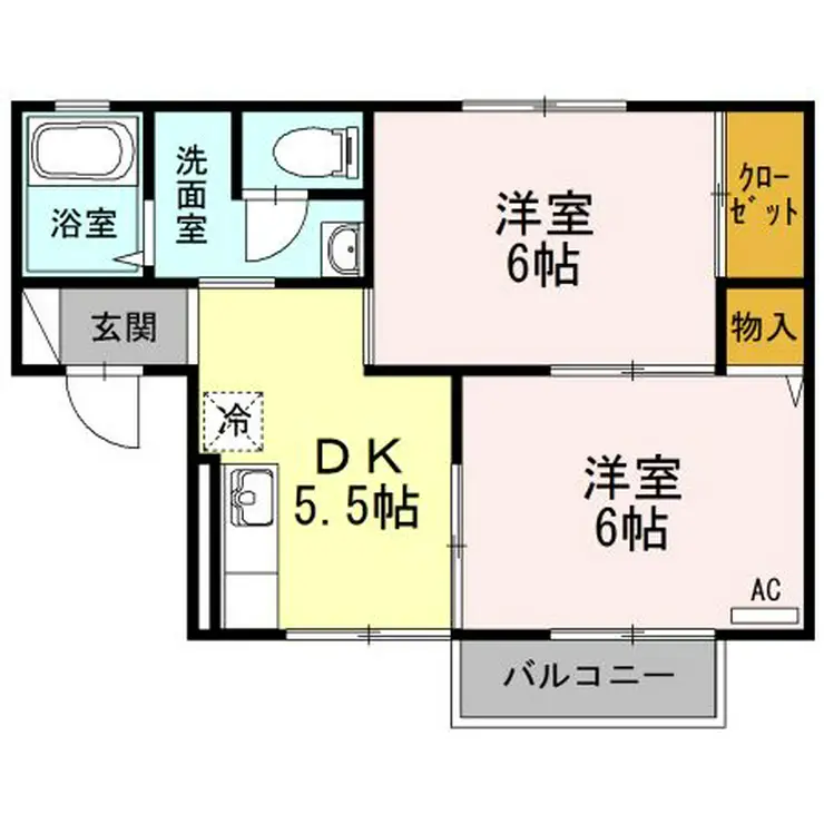 セレナ南湖 2階階 間取り