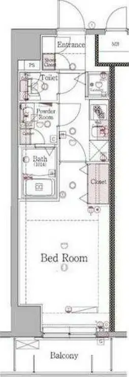 アスピラス鶴見 5階階 間取り