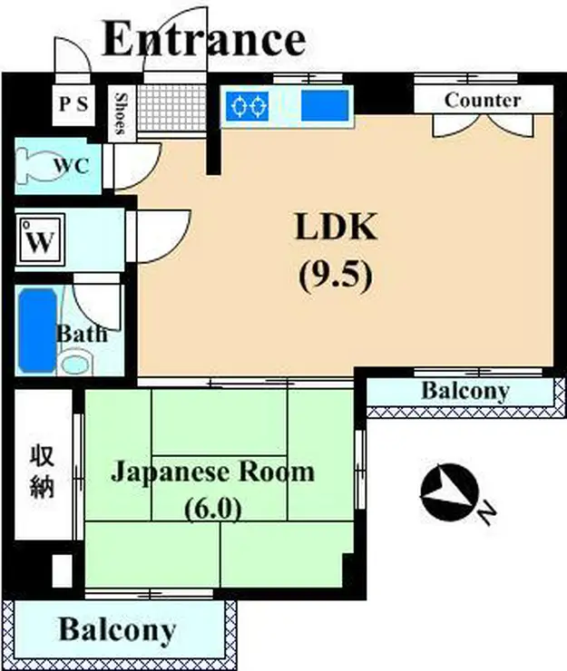 フォルツーナ 5階階 間取り