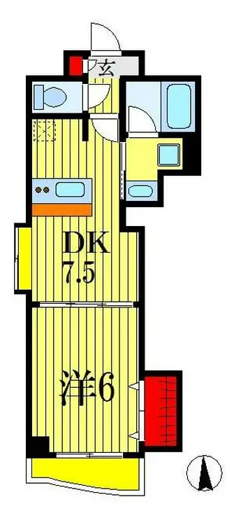 ブラウニー 3階階 間取り