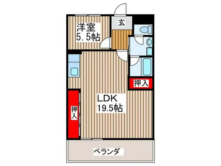 第3小池ビル 5階階 間取り