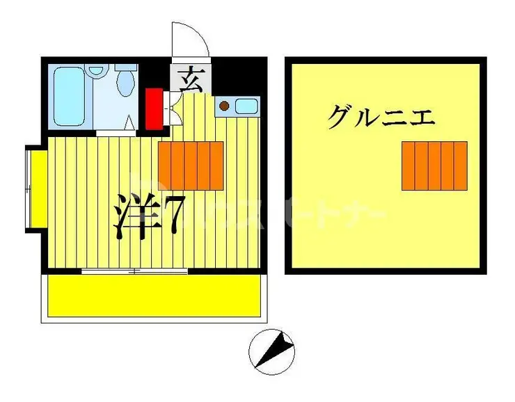 トレスプラタ南行徳 4階階 間取り