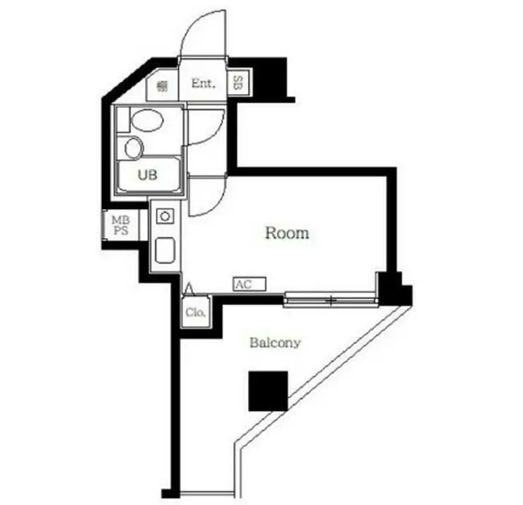 クリオ大口壱番館 3階階 間取り