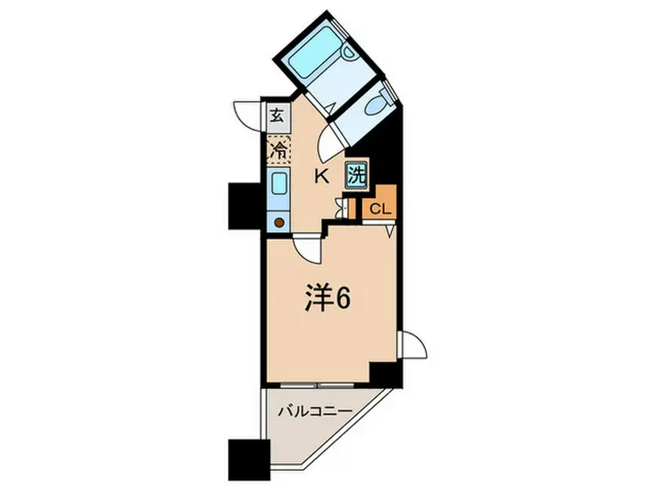 フォルトゥナ春日安藤坂 2階階 間取り