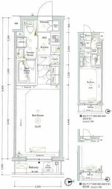 AXAS南蒲田アジールコート 2階階 間取り
