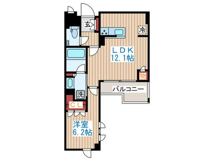 ジオ新宿百人町 3階階 間取り