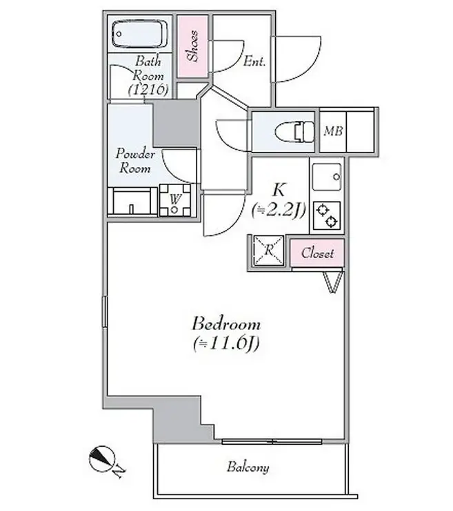 ランドスクエア板橋 3階階 間取り