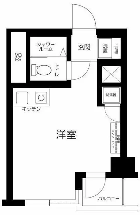ロジマン西麻布 2階階 間取り