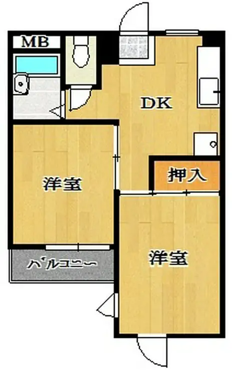 モンテメール船橋 4階階 間取り