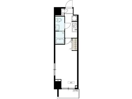 リブリ・東上野(1K/6階)の間取り写真