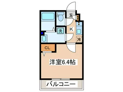 ホワイトコーポ(1K/1階)の間取り写真