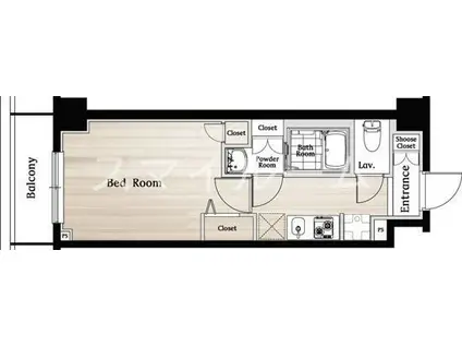Nステージ鶴見(1K/3階)の間取り写真
