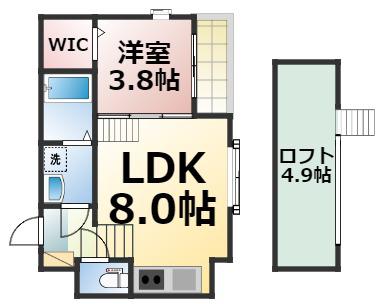 サクラティアラ(1LDK/1階)の間取り写真