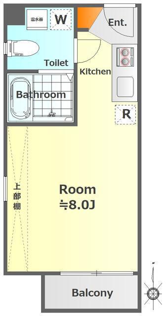 ランドレジデンス渋谷(ワンルーム/3階)の間取り写真