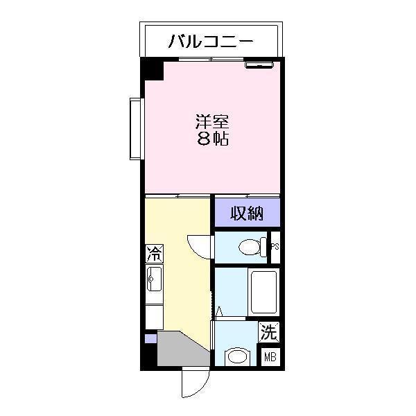 イーストコーポ(1K/5階)の間取り写真
