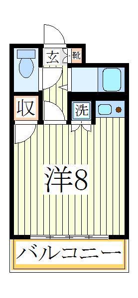 エスポワールトミタ(ワンルーム/3階)の間取り写真