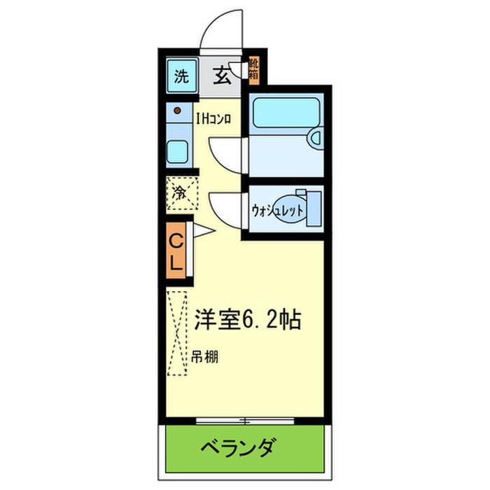 サンコスモ塚口(ワンルーム/3階)の間取り写真