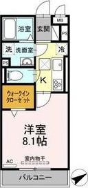 TR土井(1K/1階)の間取り写真