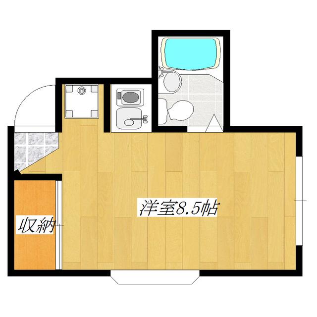 メゾンドアンジュ(ワンルーム/3階)の間取り写真