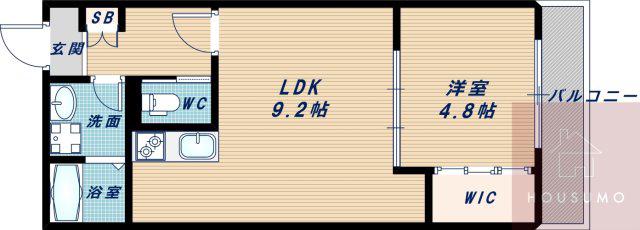 プリヴェ豊中曽根(1LDK/2階)の間取り写真