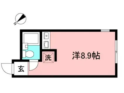 サンライト高井戸(ワンルーム/2階)の間取り写真
