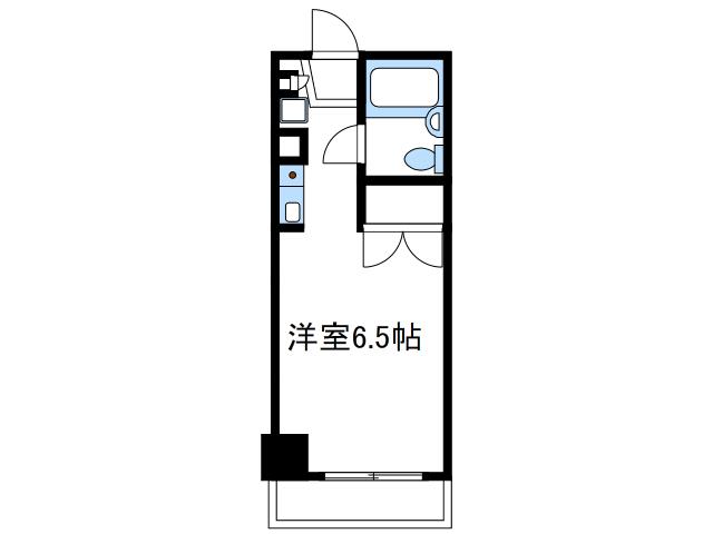 ユーコート本厚木(ワンルーム/5階)の間取り写真