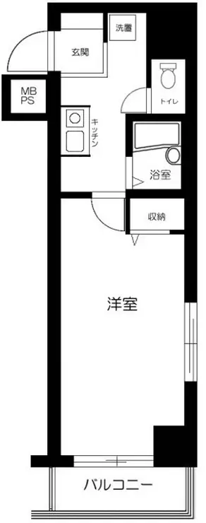 プレール三田 4階階 間取り