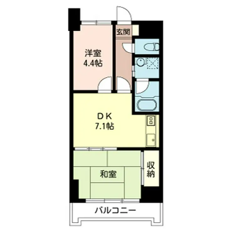 藤和三軒茶屋コープ 3階階 間取り
