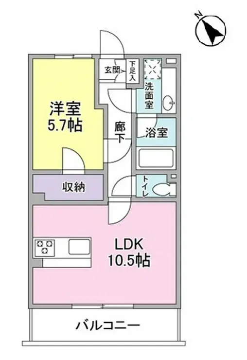 ベルドミール玉川 3階階 間取り