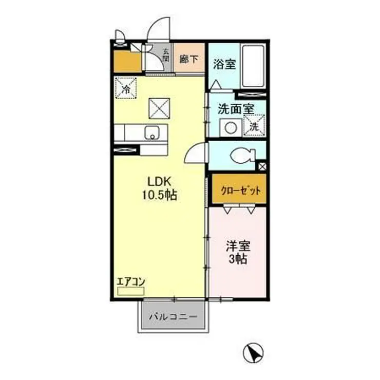 アマービレ 1階階 間取り