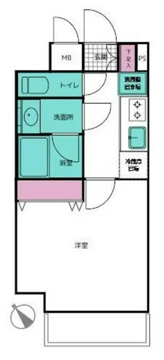 ガリシアヒルズ六本木 12階階 間取り