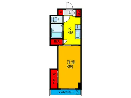 石井ビル(1K/3階)の間取り写真
