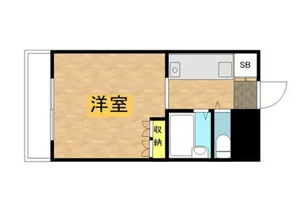 メゾン・ド祇園(ワンルーム/5階)の間取り写真