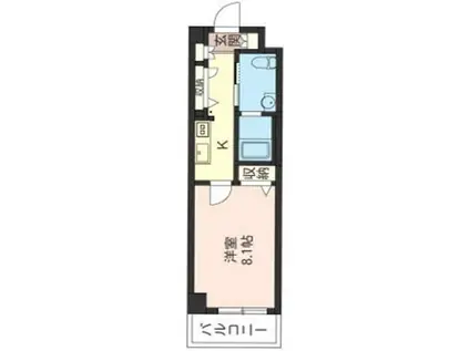 セレーナ片倉(1K/2階)の間取り写真