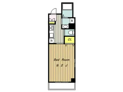 サンライトRITSU(1K/3階)の間取り写真