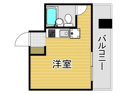 リーガル塚本III(1K/5階)の間取り写真