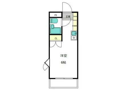 メゾン・ド・エトワール(1K/8階)の間取り写真