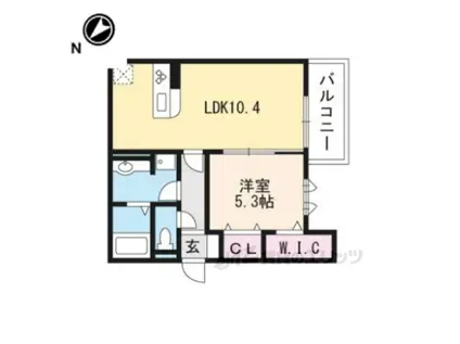 EMINENCE(1LDK/3階)の間取り写真