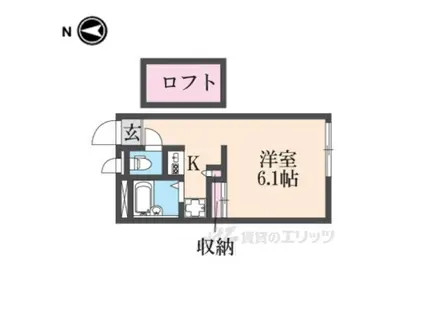 レオパレス松川(1K/2階)の間取り写真