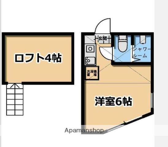 ユナイト田浦クリスカーティス(ワンルーム/2階)の間取り写真