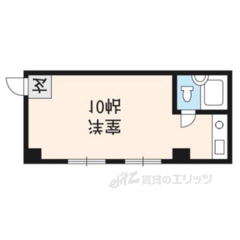 ジュアール吉田(ワンルーム/1階)の間取り写真