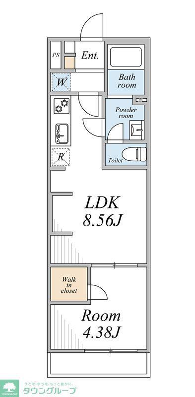 リブリ・ときわ台(1LDK/3階)の間取り写真