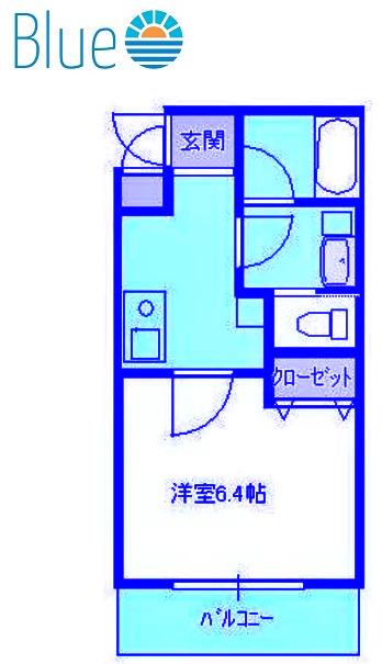 KADOKURA9(1K/3階)の間取り写真