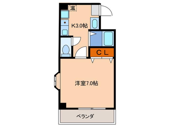 スタシオン梅田イースト(1K/5階)の間取り写真