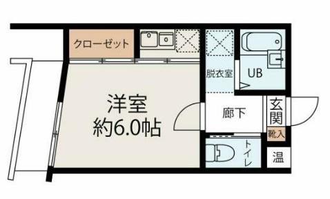 アヴァンセ西遊(1K/3階)の間取り写真