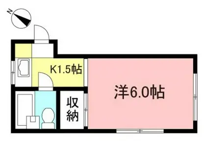 ヴィラ・ビアンカ(1K/1階)の間取り写真